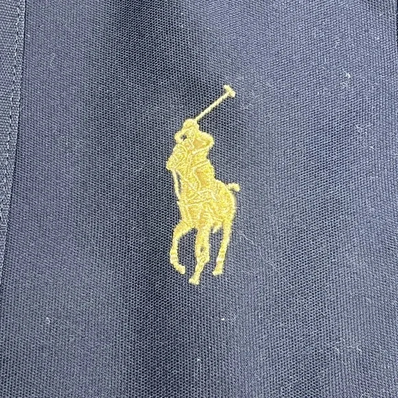 Polo Ralph Lauren Duffle Gym Carry-On Weekender Bag Navy Blue w/ Strap NWT - Picture 2 of 9